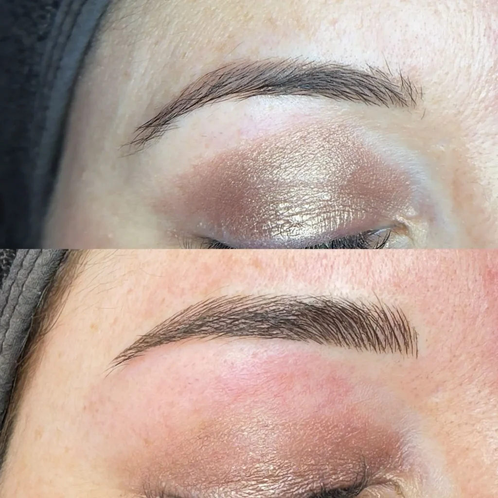 Microblading kıl tekniği uygulamasıyla kusursuz kaşlar, Tülay Kalmaz Güzellik Salonu Antalya, Muratpaşa, Konyaaltı.